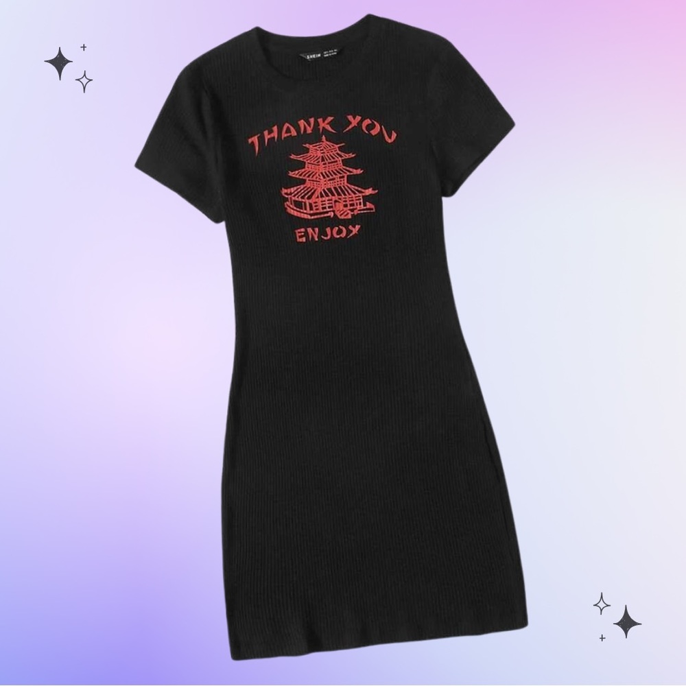 🔴SOLD🔴 Thank you enjoy SHEIN mini dress bodycon in black